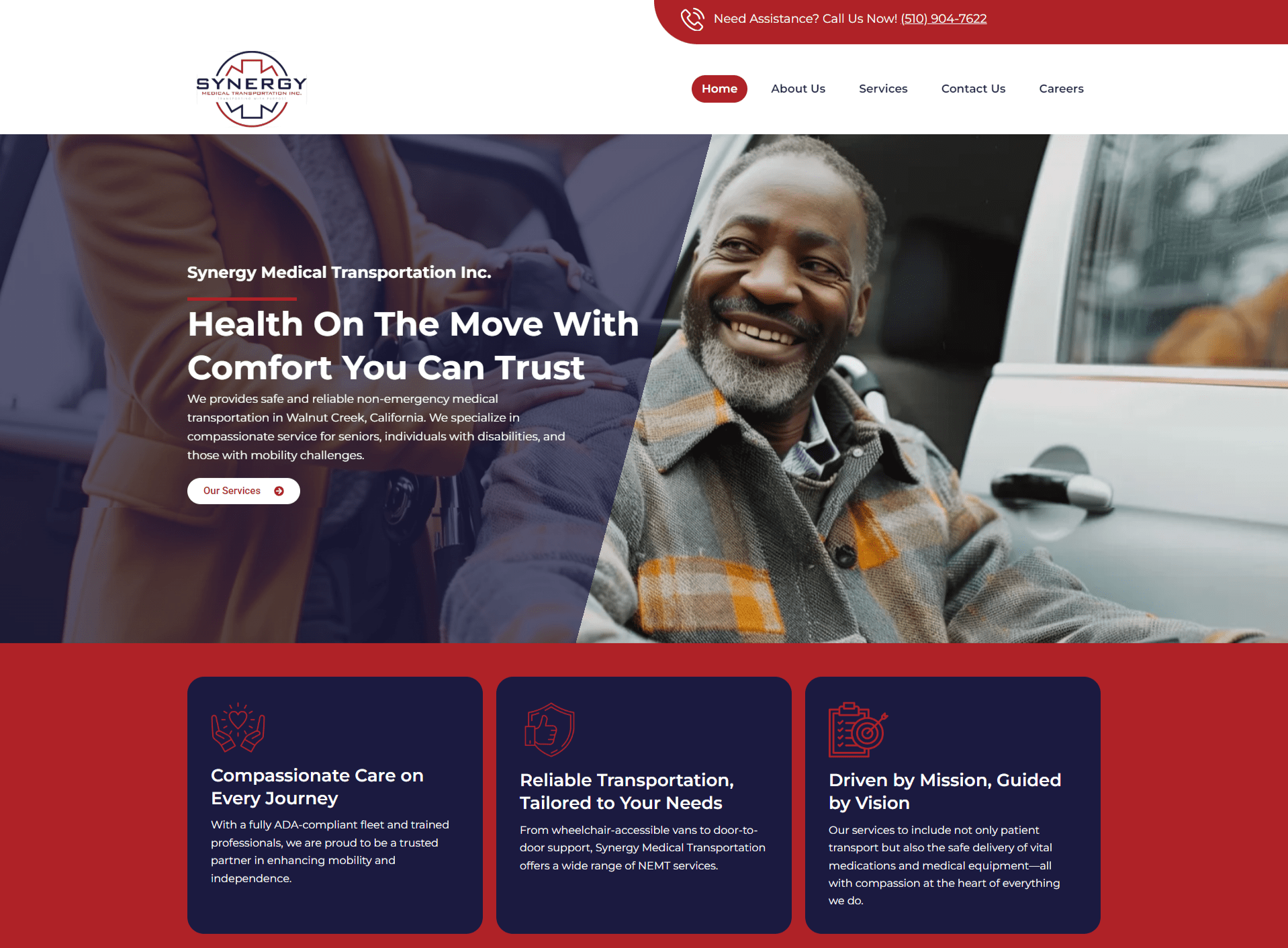 Home page - Synergy Medical Transportation, Inc